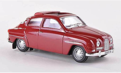 Saab 96 Base 1/43 Skandinavisk rosso geoffnetes tetto pieghevole 11 modellini auto