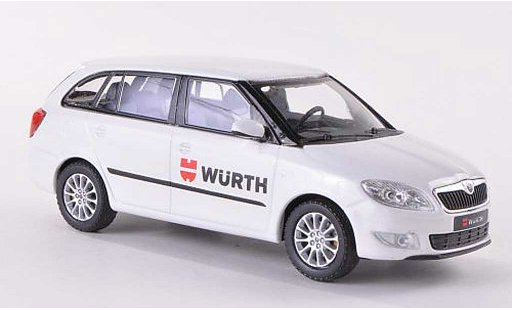 Skoda Fabia II 1/43 Abrex Combi Wurth modellini auto