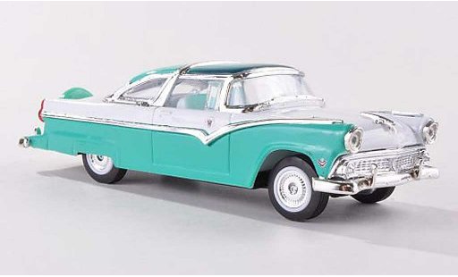 Ford Crown Victoria 1/43 Yat Ming verde/bianco 1955 modellini auto
