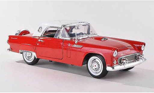 Ford Thunderbird Two-Seater 1/18 Motormax Hardtop rosso/bianco modellini auto