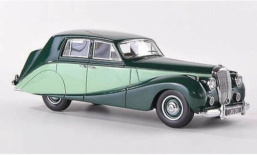 Daimler DB18 Berline 1/43 Matrix Hooper Empress verde RHD 1951 modellini auto