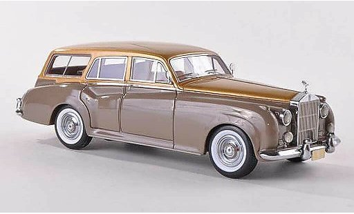 Rolls Royce Silver Cloud Base 1/43 Matrix Harold Radford SC biens dore/-brun LHD 1959 modellini auto