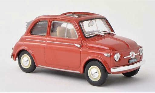 Fiat 500 Nuova 1/43 Brumm rot-brun apertoes toit rabattable 1957 modellini auto
