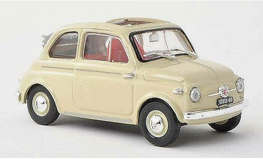 Fiat 500 Nuova 1/43 Brumm beige apertoes toit rabattable 1957 modellini auto