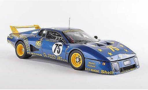 Ferrari 512 BB LM 1/18 BBR Models No.75 Team JMS Racing 24h Le Mans 1980 Gutteny/Libert/Blynie modellini auto