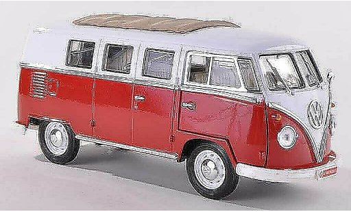 Volkswagen T1 B 1/43 Motor City Classics Samba Coca-Cola rosso/bianco 1962 modellini auto