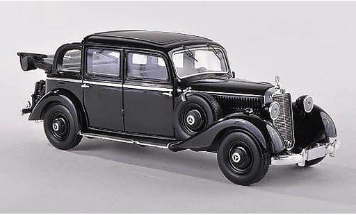 Mercedes 260 D 1/43 Esval Models Pullmann Landaulet nero ouvert 1936 modellini auto