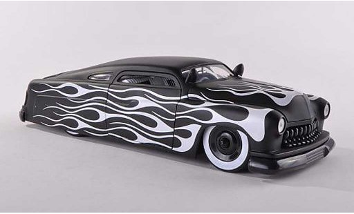 Lincoln Mercury Base 1/18 Jada Toys lumineuses-nero avec biancoem deco de flame 1951 modellini auto