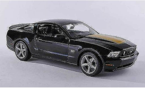 Ford Mustang GT 1/18 Greenlight nero/dore modellini auto
