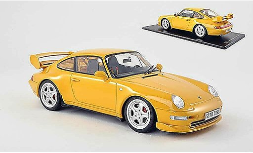 Porsche 911 RS 1/18 GT Spirit Carrera Clubsport giallo modellini auto