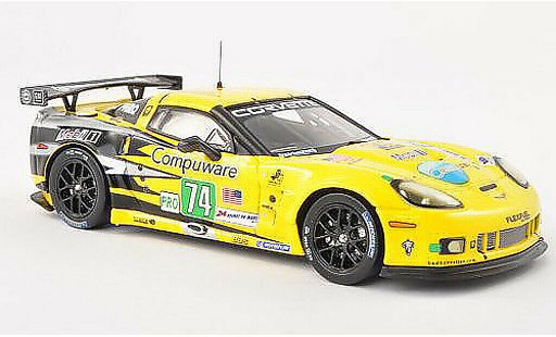 Chevrolet Corvette ZR1 1/43 IXO C6 No.74 24h Le Mans 2011 O.Garvin/J.Magnussen/R.Westbrook modellini auto