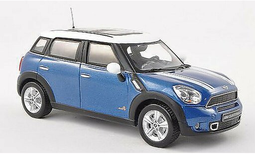 Mini Countryman S 1/43 IXO blu/bianco 2011 modellini auto