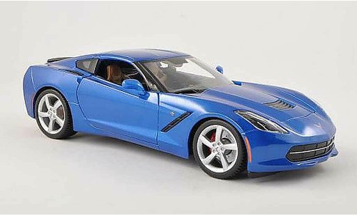 Chevrolet Corvette Stingray 1/18 Maisto C7 (C7) blu modellini auto