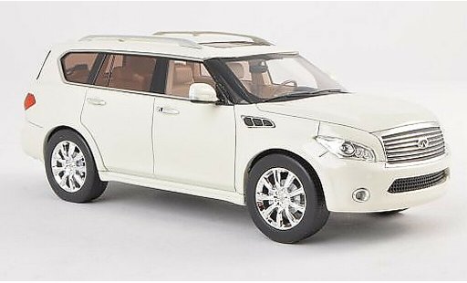 Infiniti QX56 Base 1/43 GLM bianco modellini auto
