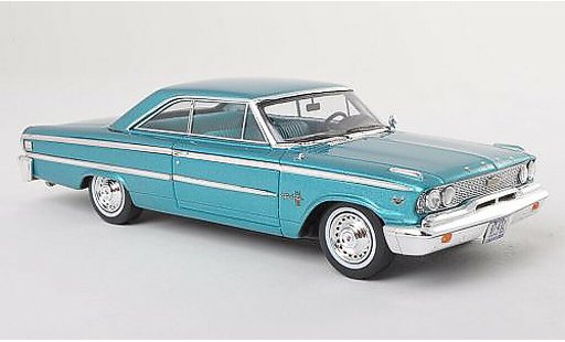 Ford Galaxy 500 1/43 Spark turchese modele special MCW L.E.300 1963 modellini auto