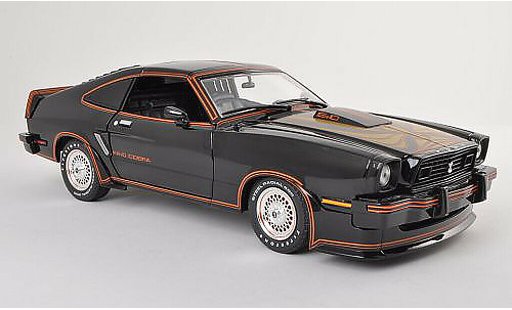 Ford Mustang King Cobra 1/18 Greenlight II nero/grigio modellini auto