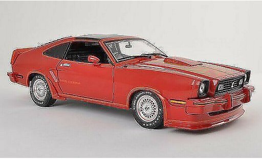 Ford Mustang King Cobra 1/18 Greenlight II rosso/grigio modellini auto