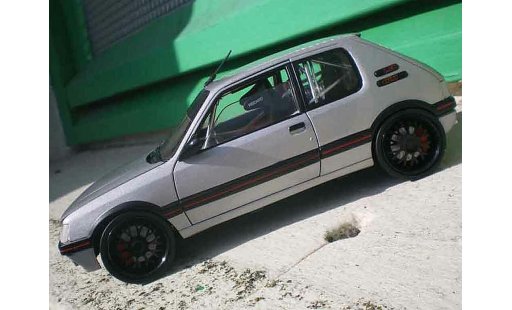 Peugeot 205 GTI 1/18 Solido JSO tct modellini auto