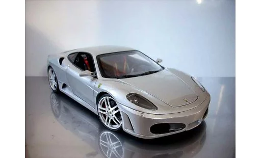 Ferrari F430 Coupe 1/18 Hot Wheels grigio modellini auto