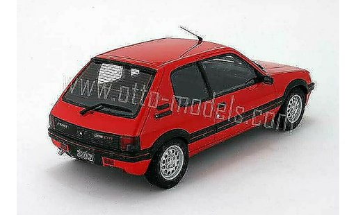 Peugeot 205 GTI 1/18 Ottomobile 1.6 rosso vallelunga 1991 phase 2 modellini auto