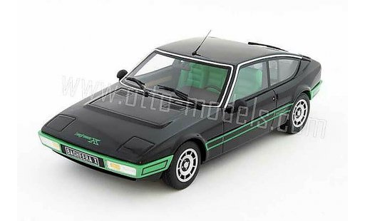 Simca Bagheera X 1/18 Ottomobile 1978 nero bandes verdes modellini auto