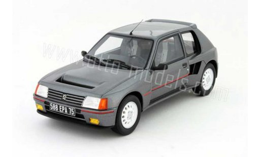 Peugeot 205 Turbo 16 1/18 Ottomobile t16 serie 200 grigio 1984 modellini auto