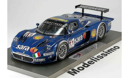 Maserati MC12 Base 1/18 BBR Models no.11 fia gt bertolini piccini 2007 modellini auto