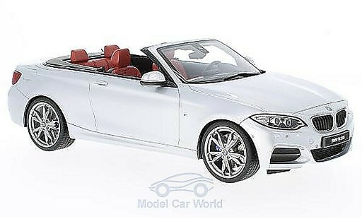 Bmw M235 cabriolet 1/18 GT Spirit 35 F23 i M Performance Cabrio bianco modellini auto