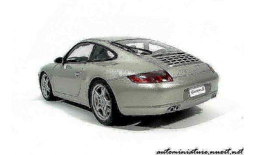 Porsche 911 S 1/18 Autoart Carrera grigio polaire modellini auto