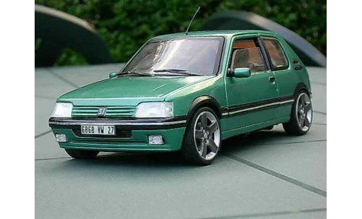 Peugeot 205 GTI 1/18 Solido Griffe 1.9 jantes neros modellini auto
