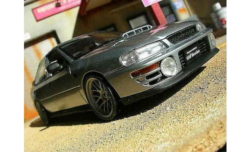 Subaru Impreza STI 1/18 Autoart GT Turbo wrx grigio modellini auto