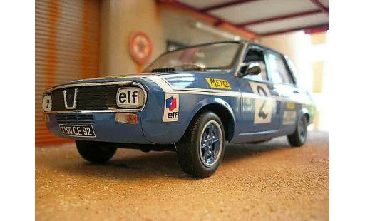 Renault 12 Gordini 1/18 Solido rallye #2 blu modellini auto
