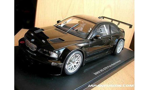 Bmw M3 coupe 1/18 Autoart GTR E46 plain body version nero modellini auto