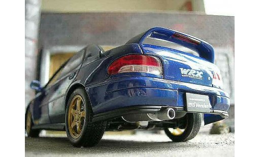 Subaru Impreza STI 1/18 Autoart GT Turbo wrx blu modellini auto
