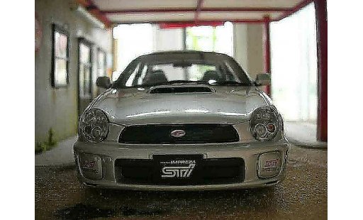 Subaru Impreza WRX 1/18 Autoart STI grigio modellini auto