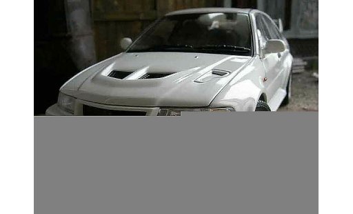 Mitsubishi Lancer Evolution VI 1/18 Autoart makinen edition bianco modellini auto