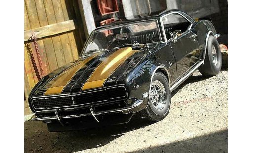 Chevrolet Camaro Z28 1/18 Exact Detail Replicas street stalkerz grigio nero bandes dorees 1968 modellini auto