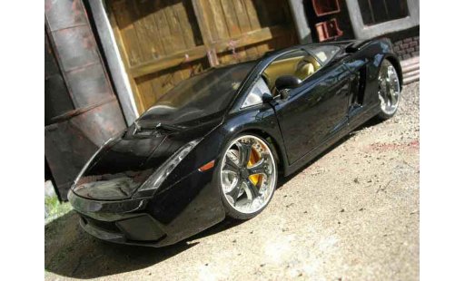 Lamborghini Gallardo SE 1/18 Playerz tuning nero modellini auto