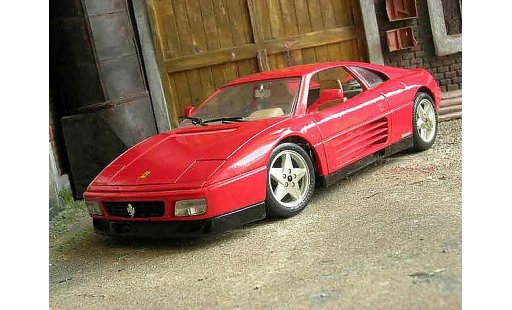 Ferrari 348 TB 1/18 Burago rosso modellini auto