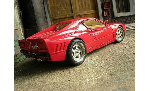 Ferrari 288 GTO 1/18 Burago rosso jantes f40 modellini auto