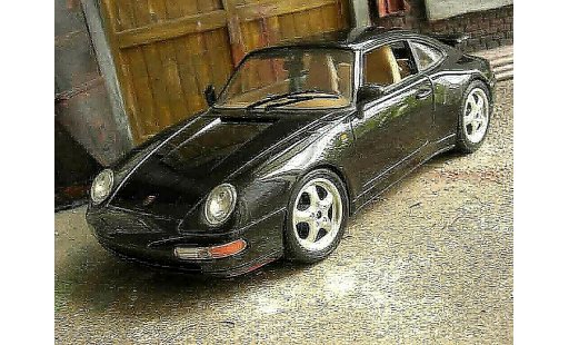 Porsche 911 Carrera 1/18 Burago 2 nero modellini auto