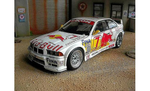 Bmw M3 coupe 1/18 Ut Models GTR E36 red bull 1997 modellini auto