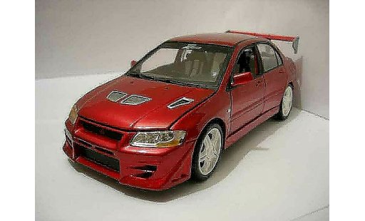 Mitsubishi Lancer Evolution VII 1/18 Ertl fast and furious rosso modellini auto