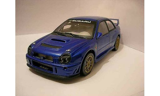 Subaru Impreza WRX 1/18 Solido STI blu modellini auto