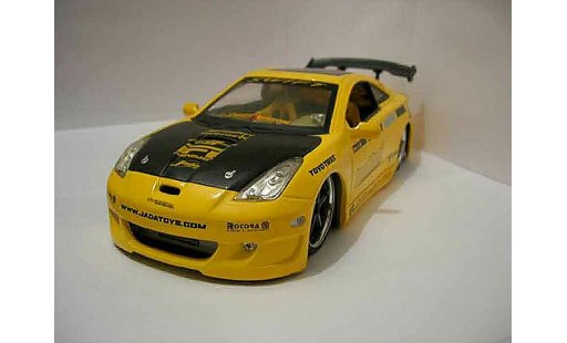 Toyota Celica Import 1/18 Jada Toys racer giallo modellini auto