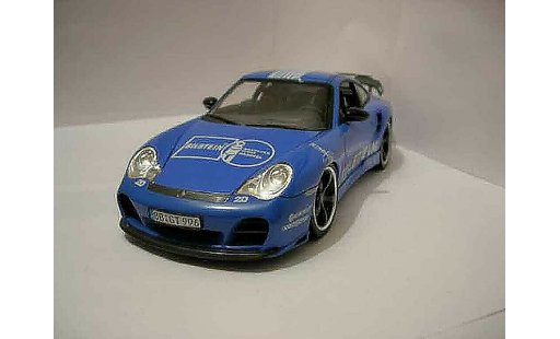 Porsche 911 Turbo 1/18 Hotworks techart blu modellini auto