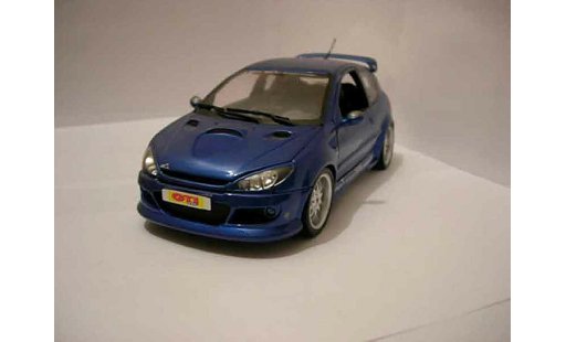 Peugeot 206 RC 1/18 Norev Esquiss Auto blu modellini auto