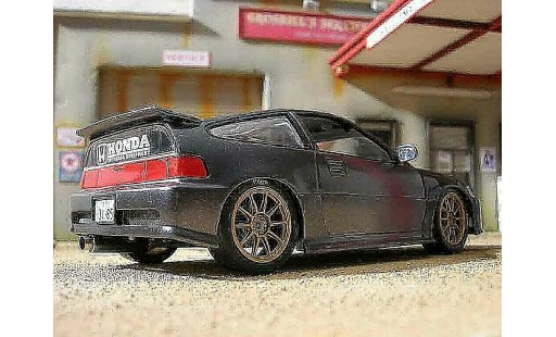 Honda CRX Base 1/18 Hot Wheels jdm grigio modellini auto