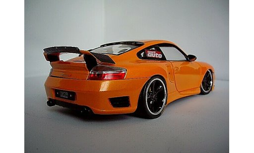 Porsche 911 Turbo 1/18 Hotworks techart orange modellini auto