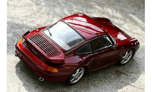 Porsche 911 Turbo 1/18 Ut Models bordeau modellini auto